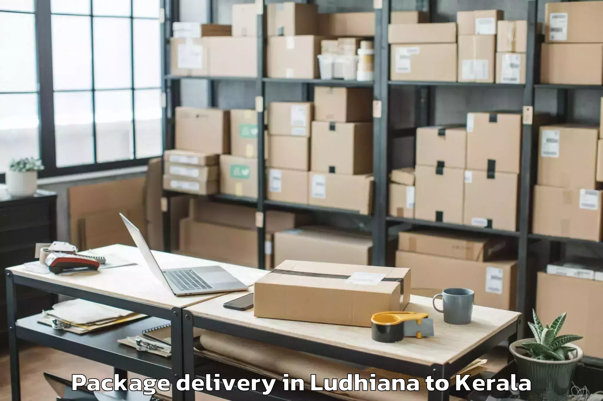 Book Ludhiana to Gold Souk Grande Mall Kochi Package Delivery